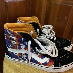 Vans High tops black suede size 9