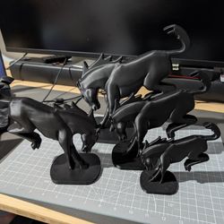 Bucking Bronco Statue 3d Printed