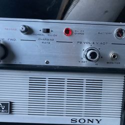 Vintage Sony tape recorder