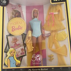 1971 My Favorite Malibu Barbie Doll 2008 Vintage Reprographics Mattel N477 Nrfb 