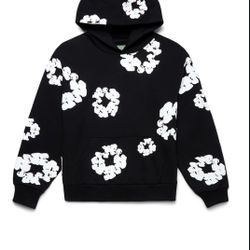 Black Denim Tear Hoodie