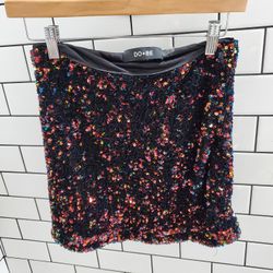 Multicolor Sequin Skirt
