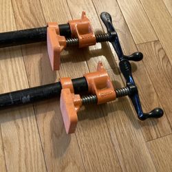 Pony 1″ 5003 Pipe Clamps - 5 ft Black Pipe Included