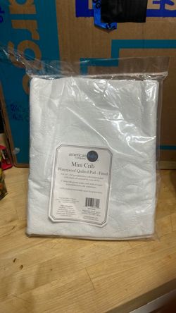 Mini Crib Quilted waterproof Fitted Pad