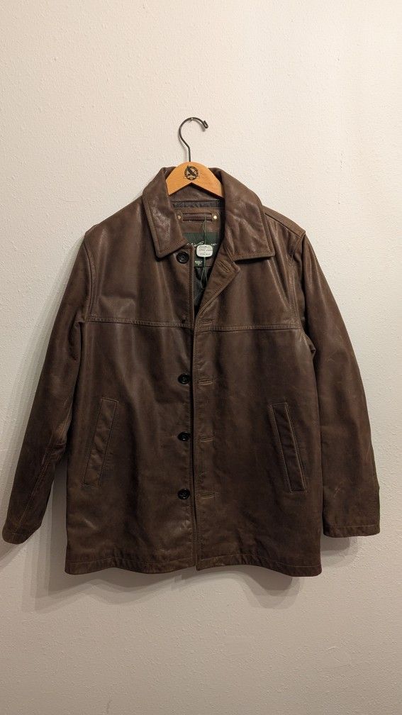 Vintage Leather Jacket (Eddie Bauer) Medium