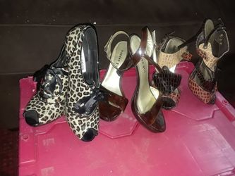 BCBG, STEVE MADDEN, BAKER, VARIOUS NAME BRAND HEELS