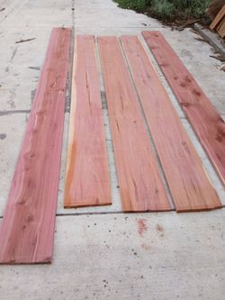 Starting Cut Cedar Boards
