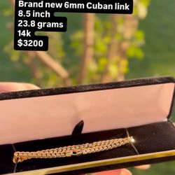 6mm Cuban Bracelet 