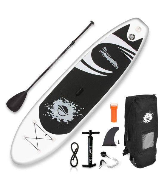 Brand New 11' 2 Person INFLATABLE SUP Paddle Pump Leash Fin Backpack BNIB Never Used