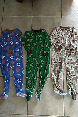 Size 4T footie pajamas
