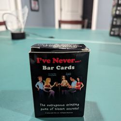 I've Never Bar Cards - Drinking Card Game