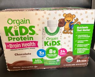 Orgain Kids Protein Chocolate Shakes 24-Pack