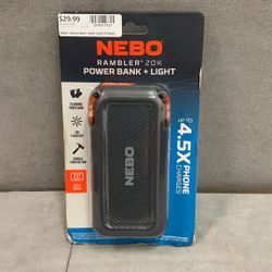 Nebo Rambler 20K power bank new package