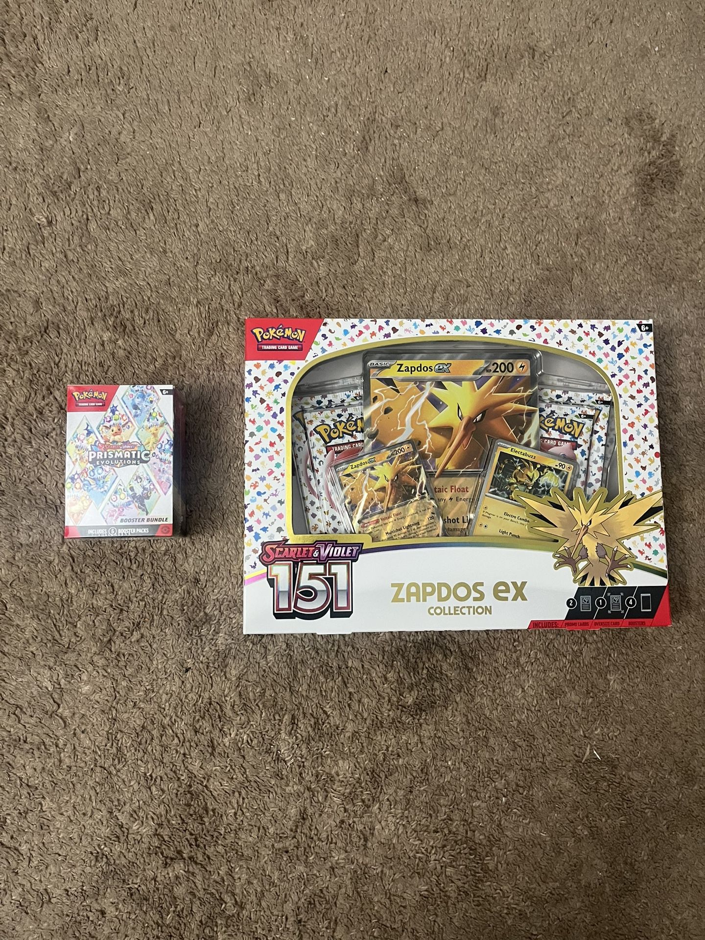 Pokemon Prismatic Bundle And Zapdos Collection