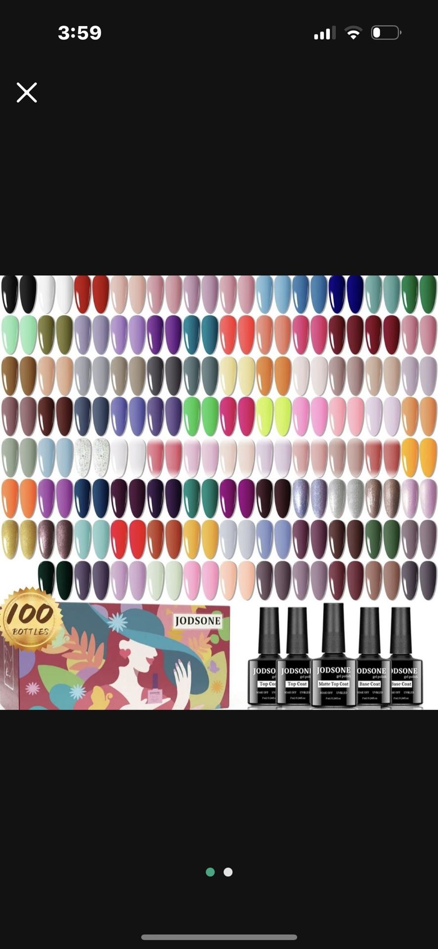 100PC JODSONE GEL POLISH
