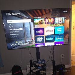 75in TCL ROKU SMART TV