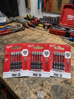 Milwaukee Shockwave PH2 Impact Bits 3-Pack