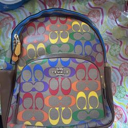 Coach Rainbow Woman’s Bookbag
