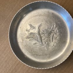 Dish- Pewter, Antique