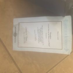 Bradford Exchange With Certificate Of Authenticity Along With Ornament That Says My Daughter I Love You To The Moon And Back And It’s Gorgeous 