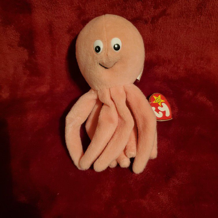 Ty Beanie Baby "Inky" The Octopus