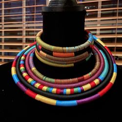Hand Made Thread Necklace By Nakasa Designs
