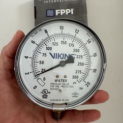 Smith Cooper FPPI Air Water Gauge 11-559-00 | UL Listed FM Approved | Great