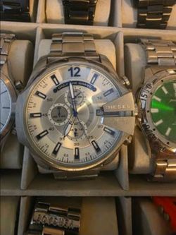 Diesel Mega Chief Stainless Steel Watch