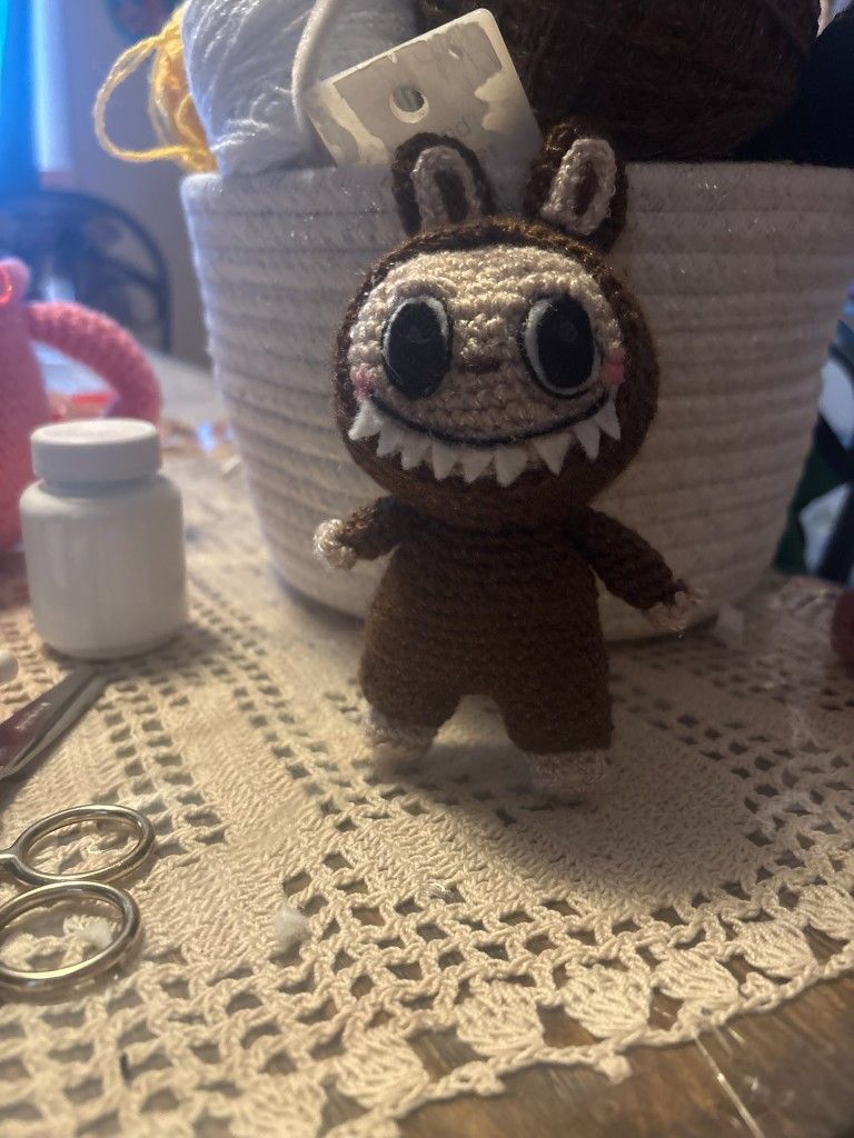 Hand Made Labubu Keychains 