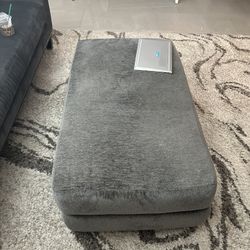 Gray Ottoman 