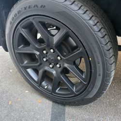 RAM OEM 22" Wheels + Goodyear Eagle 285/45/22