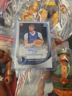 Bowman chrome copper flagg auto rookie