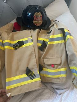 Kids Firefighter Costume Set with Helmet
