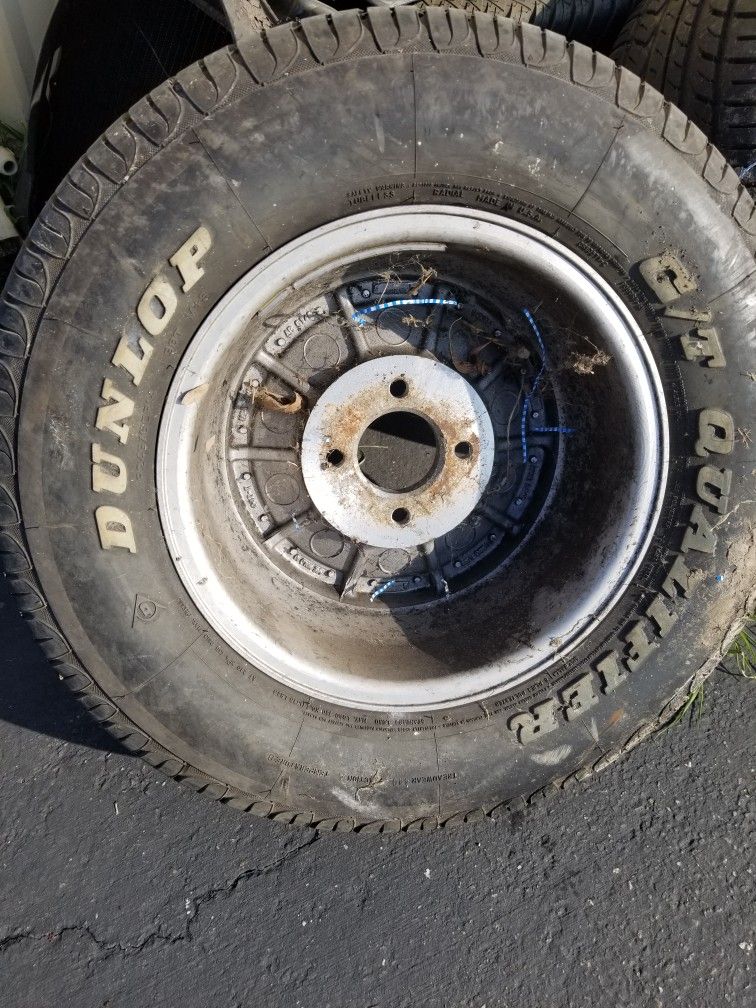 White Letter Tires, Dunlop Gt Qualifier 