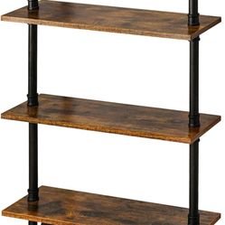 3 Tiers Retro Wall Mounted Floating Shelf