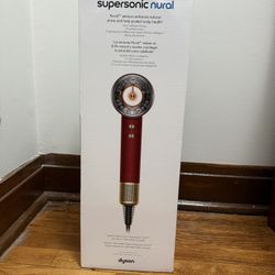 Dyson Supersonic Nural (Red velvet and gold)