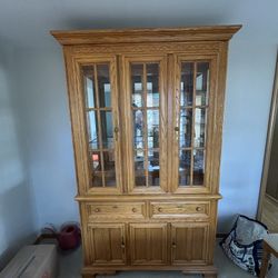 Solid Wood China Cabinet