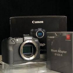 Canon EOS RP Mirrorless With EF To RF Adaptor