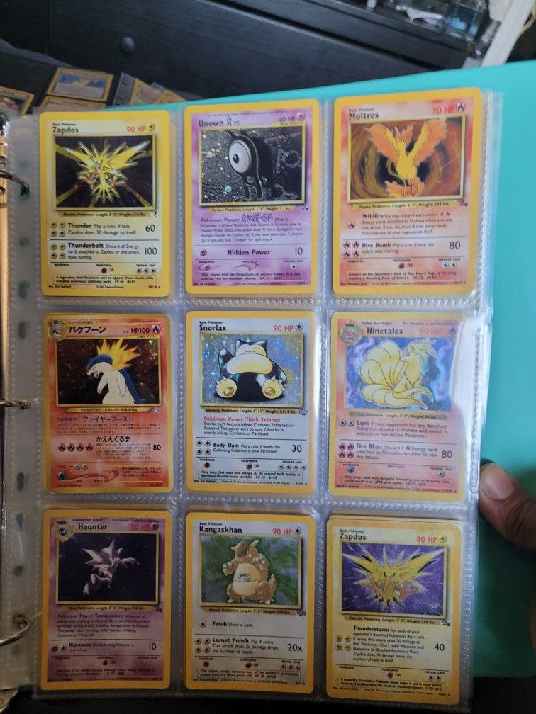 Pokemon Cards Binder Lot 