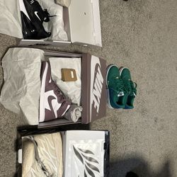 See Description. Jordan 5 Laney Size 3.5 And 10.5, White AF1.