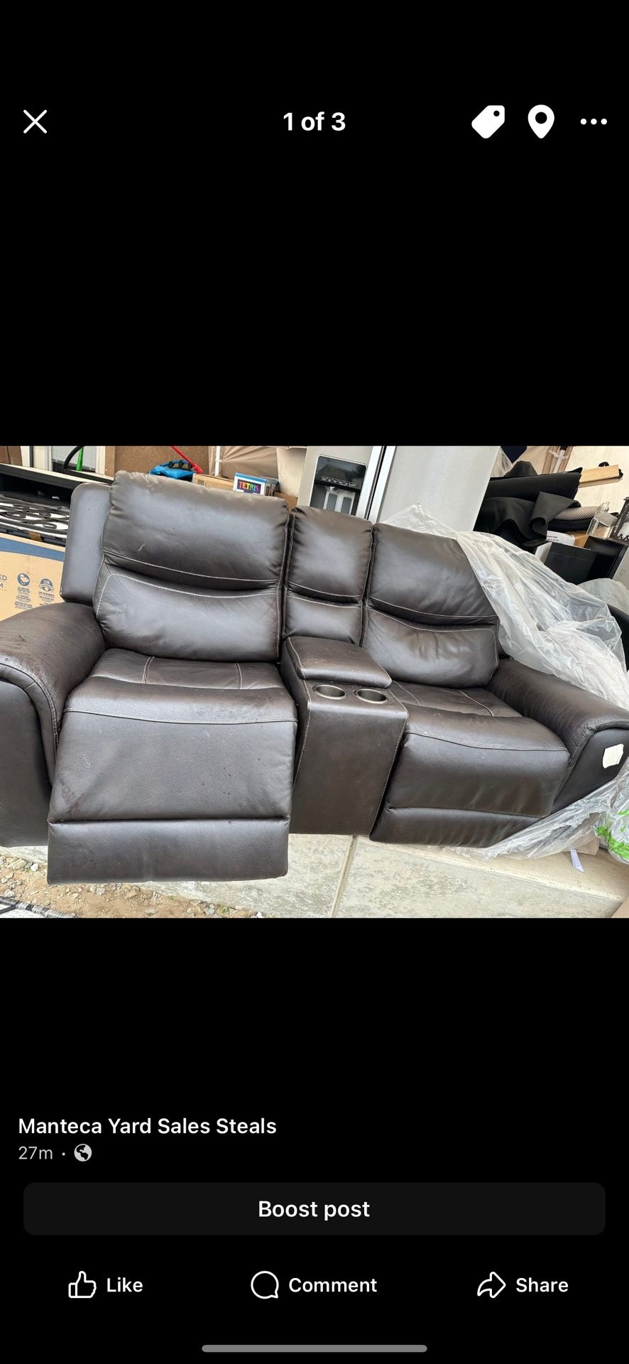 Recliner Couch Used 