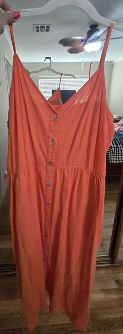 NEW Summer Orange Dress 