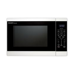 New in box SHARP SMC1461KW Oven 1100 Watt Countertop Microwave, 1.4 CuFt