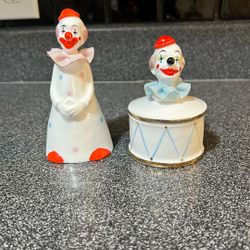 Adorable Bone China Clowns