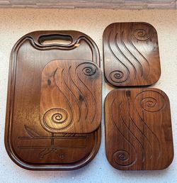 Cutting Board and Trivet set