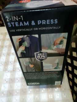 Conair 2 in 1 steam/press