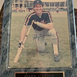 Gary Carter Autographed Picture 