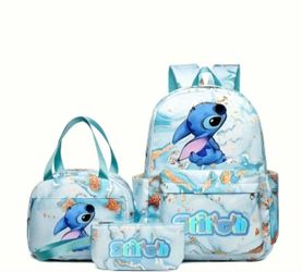 [Disney Stitch Backpack] 3pcs