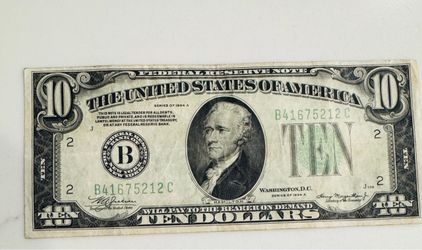 1934-A $10 Federal Reserve Note