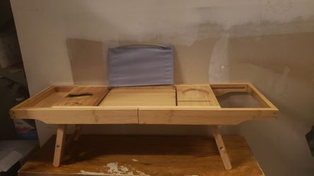 Bed And Bath Bamboo Tray Table